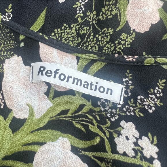 Reformation Monica floral wrap dress sz S - Picture 6 of 7